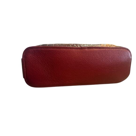 Brighton Cher Croc Embossed Patent Leather Shoulder Bag - Picture 7 of 7